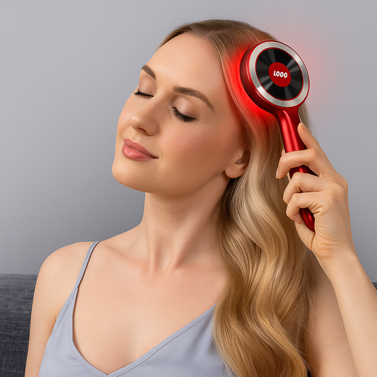 Massageador Capilar Com Terapia EMS E InfraVermelho